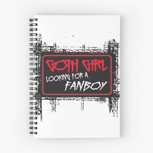 Item preview, Goth Girl Looking for a Fanboy designed and sold by The Barry Lyga Shop.