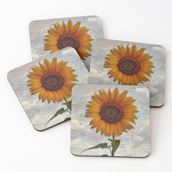 Item preview, Vintage oil painting Sunflower designed and sold by Ally Mon Wai.