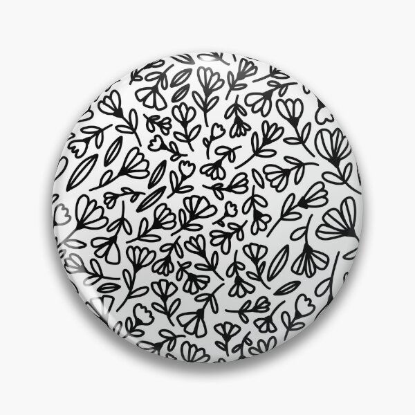 Item preview, Line Art Flower Pattern designed and sold by Stephanie McRae.