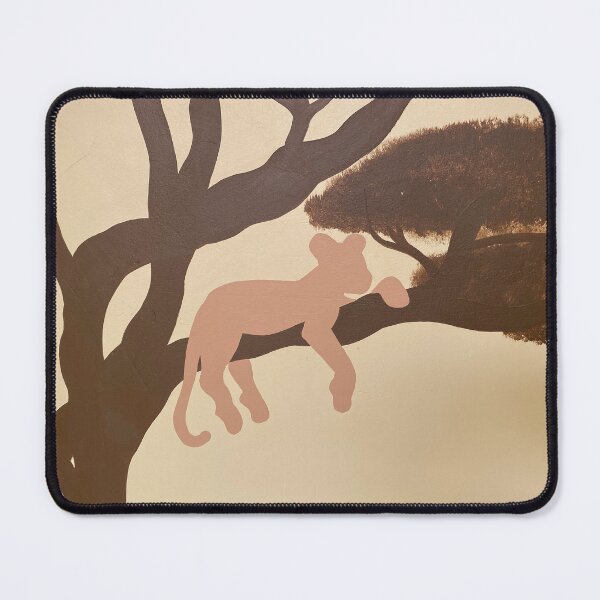 Item preview, A Lioness Rests On a Branch - Mural Art designed and sold by Jillianamatt.