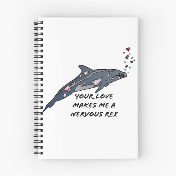 Item preview, The Jurassic T Rex Rough Toothed Dolphin Your Love Makes Me A Nervous Rex designed and sold by Allysha Lazar.