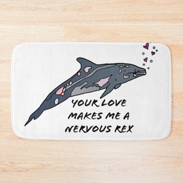 Item preview, The Jurassic T Rex Rough Toothed Dolphin Your Love Makes Me A Nervous Rex designed and sold by Allysha Lazar.