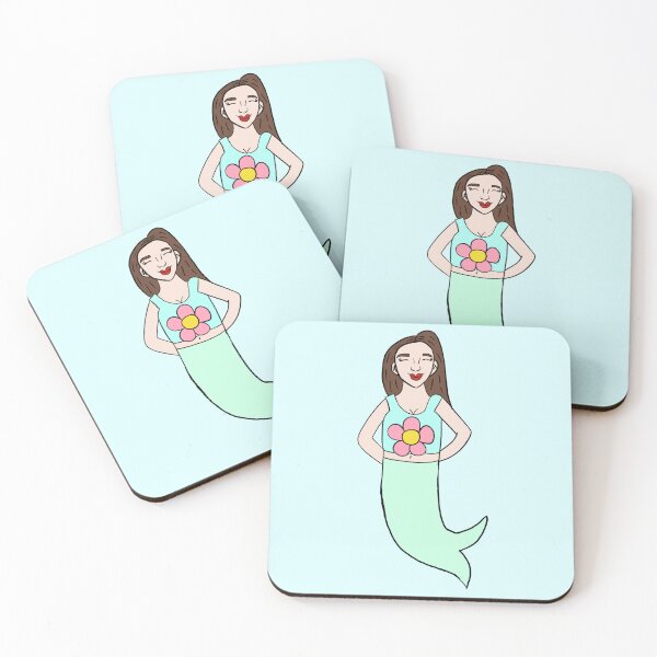 Item preview, Blossom Mermaid designed and sold by Illustrationsbyv .
