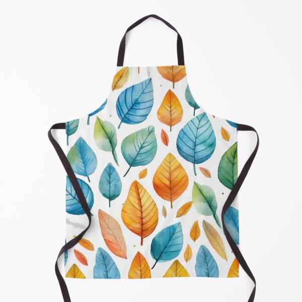Item preview, Watercolor leaves art pattern #1 designed and sold by imagenia.