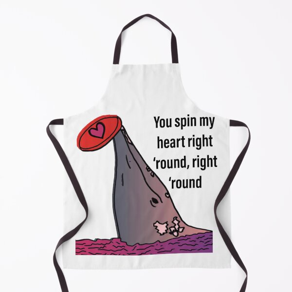 Item preview, The Holiday Reindeer Rough Toothed Dolphin You Spin My Heart Right ‘Round designed and sold by Allysha Lazar.