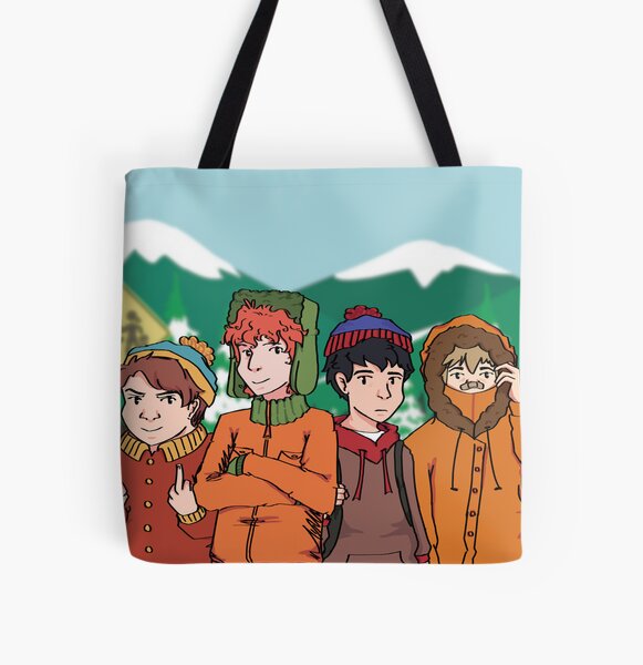 South Park Gang All Over Print Tote Bag