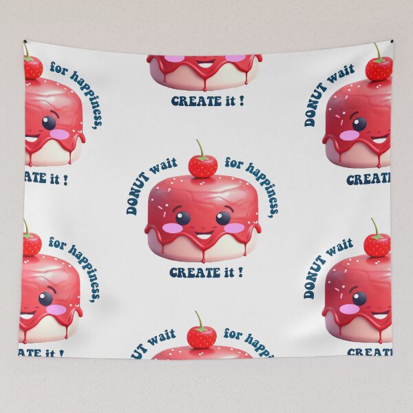 Item preview, Donut Pun Kawaii| Funny sayings| Donut Puns| Donut wait for Happiness, create it designed and sold by Createya.