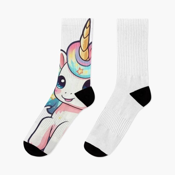 Item preview, Cute cartoon unicorn designed and sold by Stickermagician.