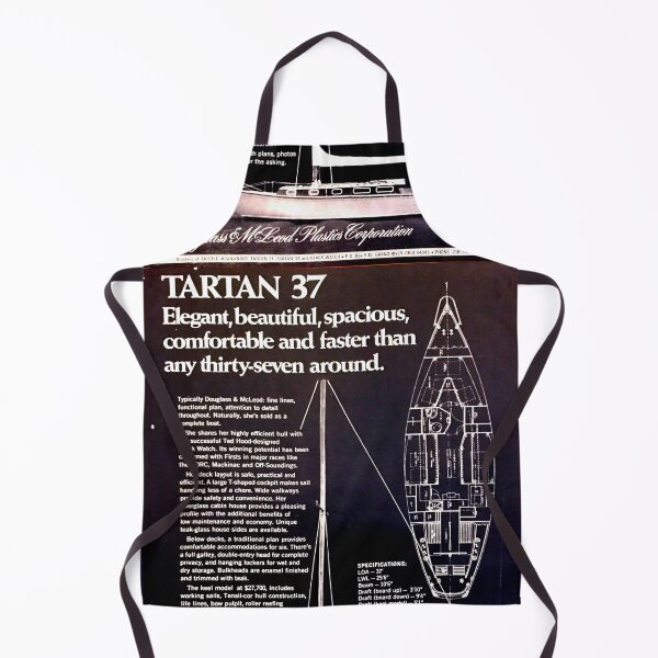 Item preview, Tartan 37 Sailing Boating Black White Vintage designed and sold by ChristinasMess.