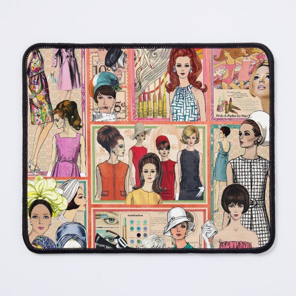 Item preview, 60s Fashion Collage designed and sold by HeritageScrap.