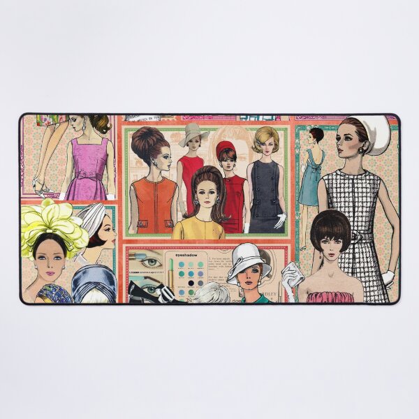 Item preview, 60s Fashion Collage designed and sold by HeritageScrap.