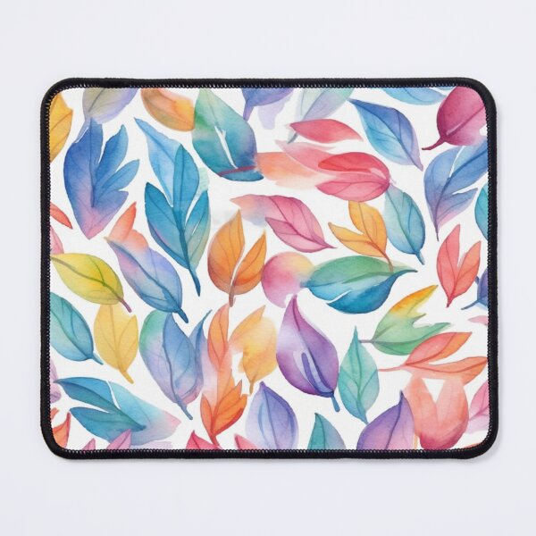 Item preview, Watercolor leaves art pattern #2 designed and sold by imagenia.