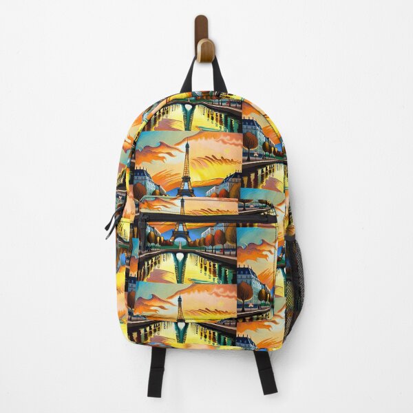 Item preview, Paris - Sunset - Van Gogh Inspired - Digital Art Print designed and sold by TheHappyK.