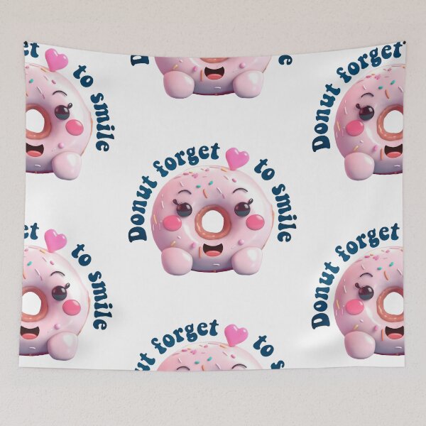 Item preview, Donut Pun Kawaii| Funny sayings| Donut Puns| Donut forget to smile designed and sold by Createya.