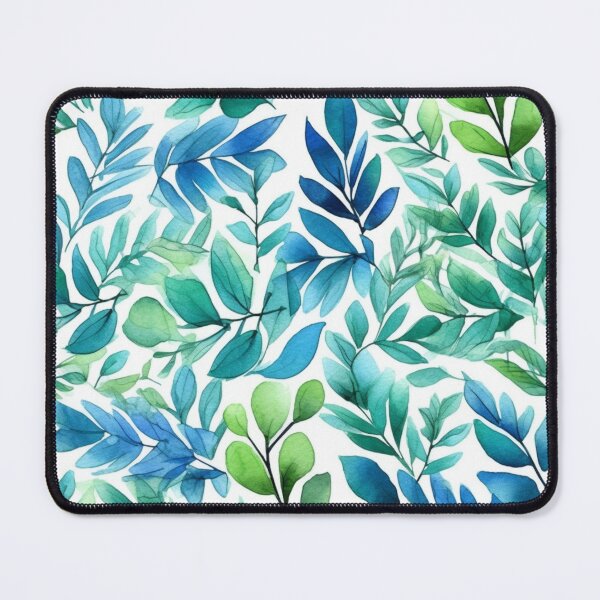Item preview, Watercolor leaves art pattern #3 designed and sold by imagenia.