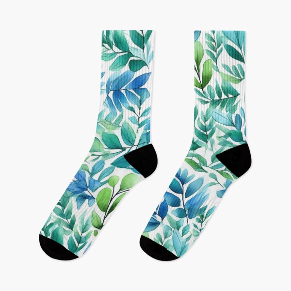 Item preview, Watercolor leaves art pattern #3 designed and sold by imagenia.