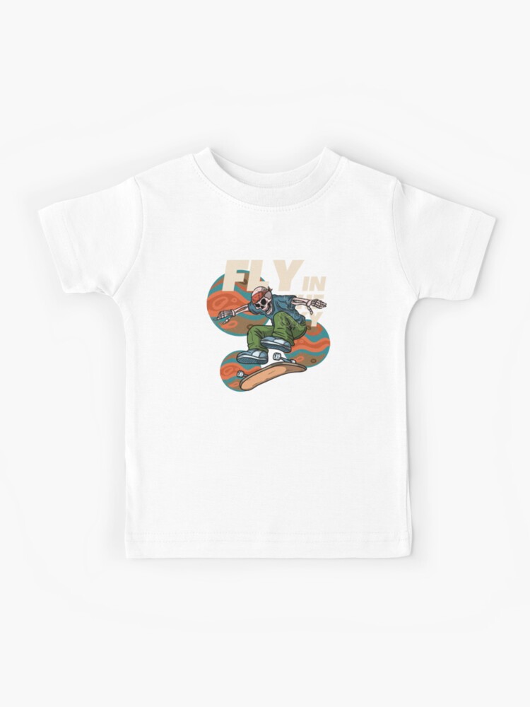 fly in the sky Kids T-Shirt for Sale by zerone .