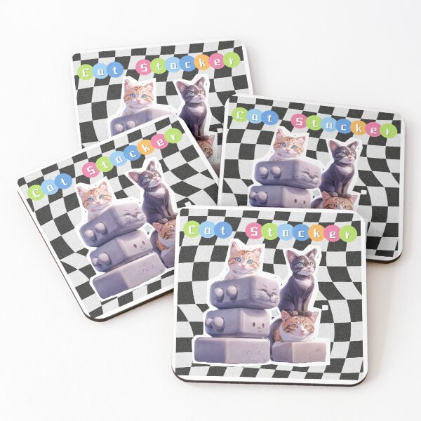 Item preview, Cat Stacker - Cute and Perfect Tower Builder Game designed and sold by Lychee Design.
