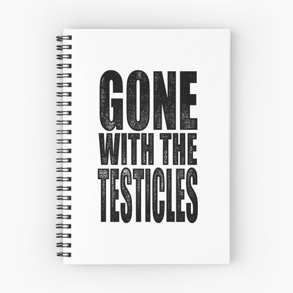Item preview, Gone With The Testicles Funny Text Based Vintage Gift Classic  designed and sold by anluongkho54.