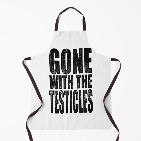Item preview, Gone With The Testicles Funny Text Based Vintage Gift Classic designed and sold by anluongkho54.