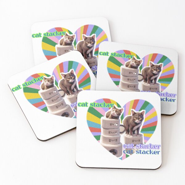 Item preview, Cat Stacker - Cute and Perfect Tower Builder Game designed and sold by Lychee Design.