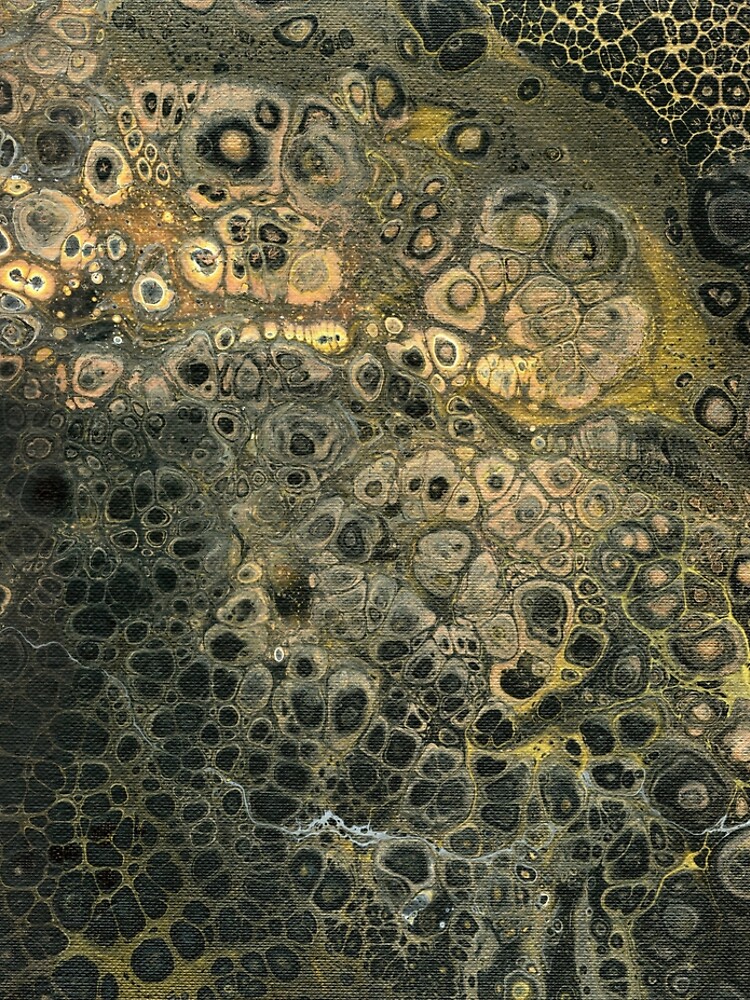 Fluid Black And Gold by Printpix