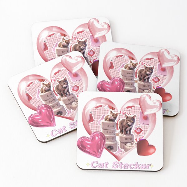 Item preview, Cat Stacker - Cute and Perfect Tower Builder Game designed and sold by Lychee Design.