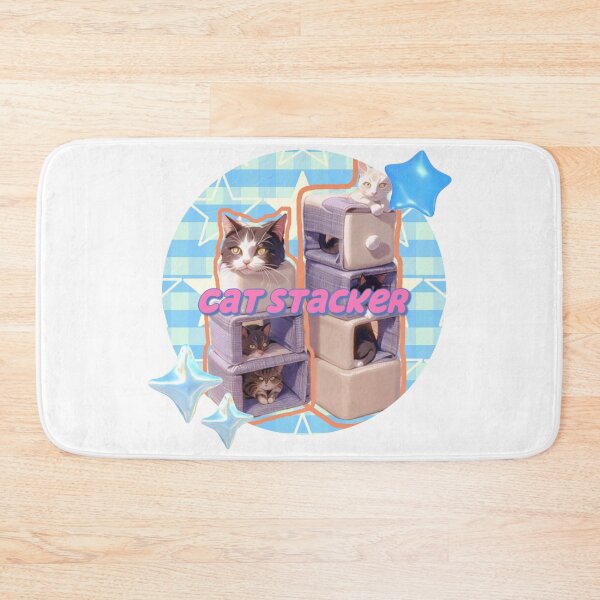 Item preview, Cat Stacker - Cute and Perfect Tower Builder Game designed and sold by Lychee Design.