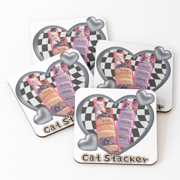 Item preview, Cat Stacker - Cute and Perfect Tower Builder Game designed and sold by Lychee Design.