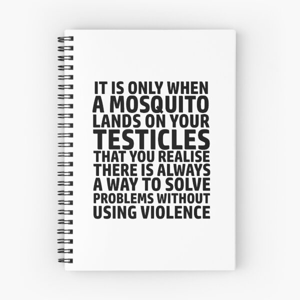 Item preview, It Is Only When A Mosquito Lands On Your Testicles designed and sold by anluongkho54.