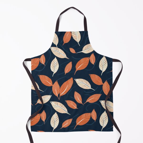 Item preview, Simple leaves pattern on black background #2 designed and sold by imagenia.