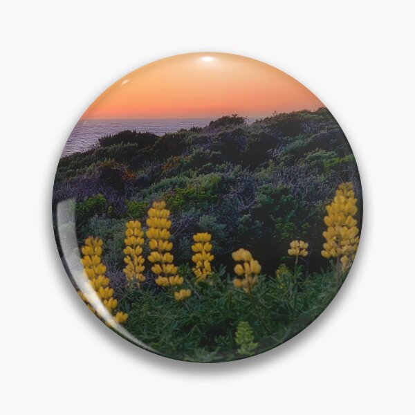 Item preview, Pasific sunset with yellow lupins designed and sold by Alla Gill.