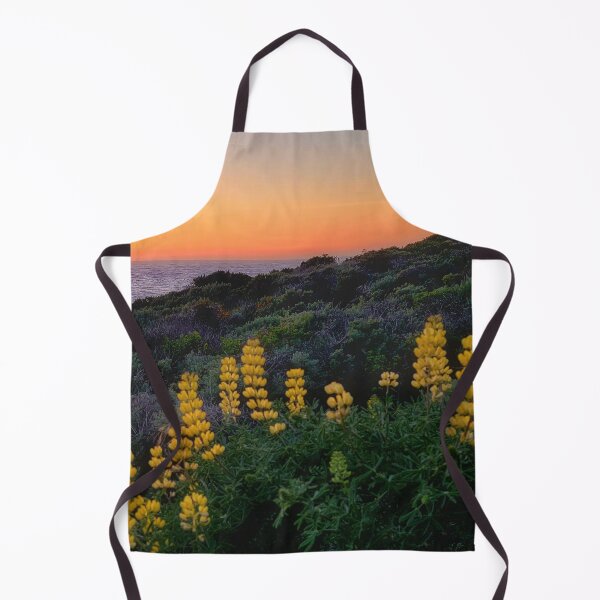 Item preview, Pasific sunset with yellow lupins designed and sold by Alla Gill.
