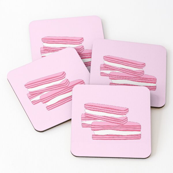 Item preview, Pink Wafers Food Art designed and sold by Eathusiast.
