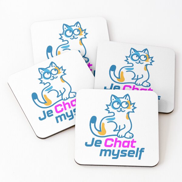 Item preview, Je Chat Myself designed and sold by Laughing Devil Tees.