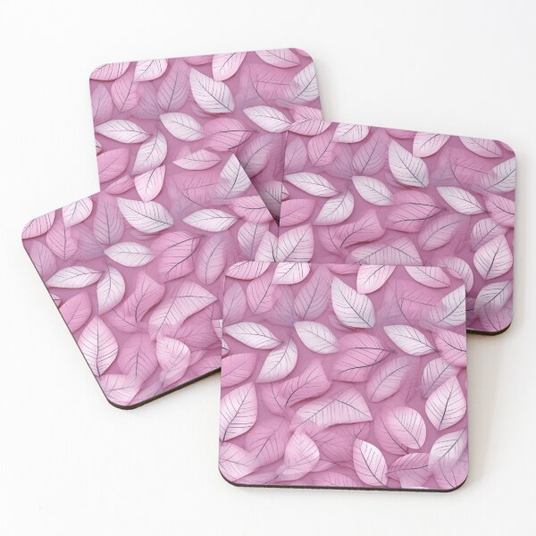 Item preview, Beautiful Pink leaves art pattern #1 designed and sold by imagenia.