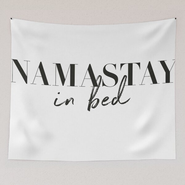 Item preview, Namastay in bed, namaste designed and sold by Digital  Cloud.