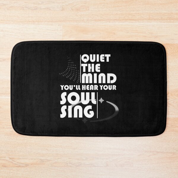 Item preview, Quiet The Mind and You'll Hear Your Soul Sing designed and sold by my-green-gecko.