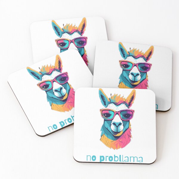 Item preview, No Probllama - llama design designed and sold by Patrick Edwards.