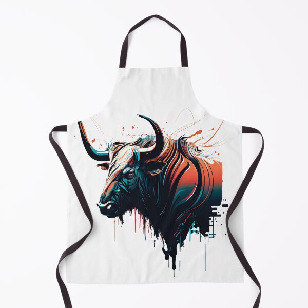 Artikelvorschau, Wildebeest, a Famous African Antelope entworfen und verkauft von MVDigitalArt.