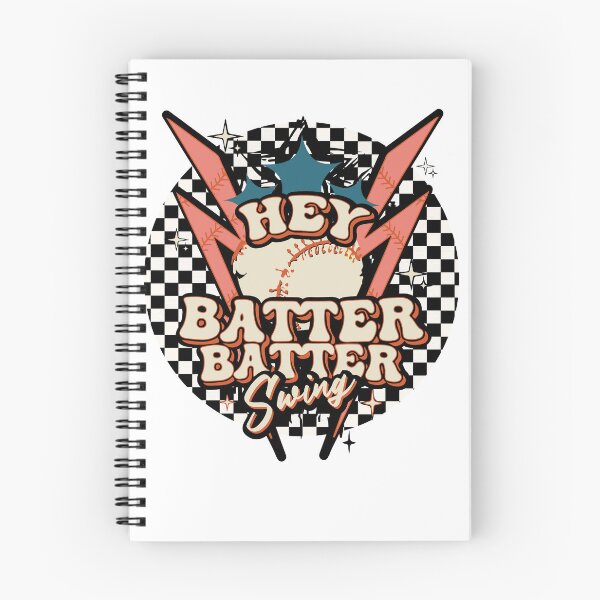 Item preview, Groovy Hey Batter Batter Swing Baseball Game Day Sport Checkered designed and sold by ITHROWTRAINZDS.