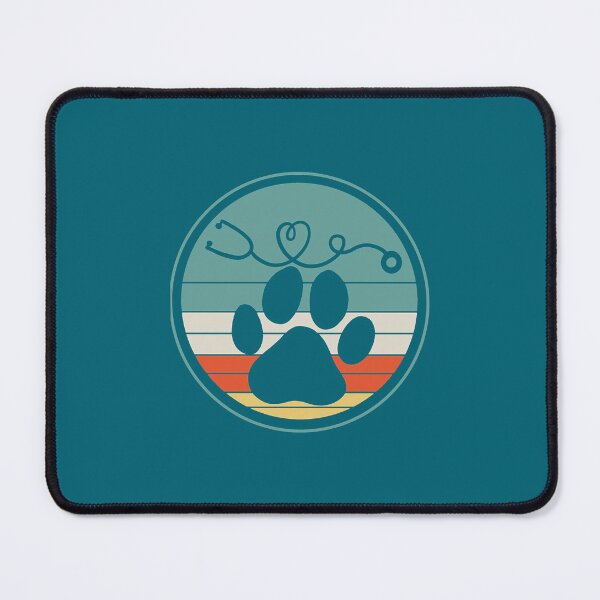 Item preview, Veterinarian Vet Tech Stethoscope Paw Retro designed and sold by tradualuoi32.