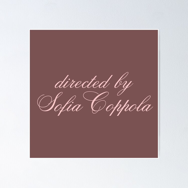 directed by Sofia Coppola Sticker