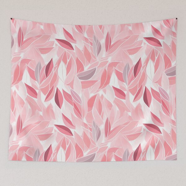 Item preview, Beautiful Pink leaves art pattern #4 designed and sold by imagenia.