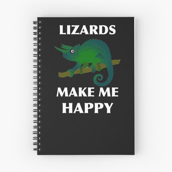 Item preview, Lizards Makes Me Happy Lizard Art Lover Lizard Animal Print designed and sold by TeesByDesign.