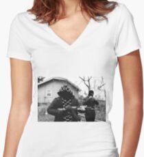 FTP Women's Fitted V-Neck T-Shirt