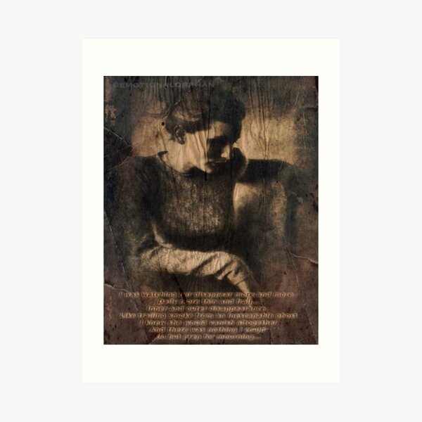 disappear until mourning Art Print