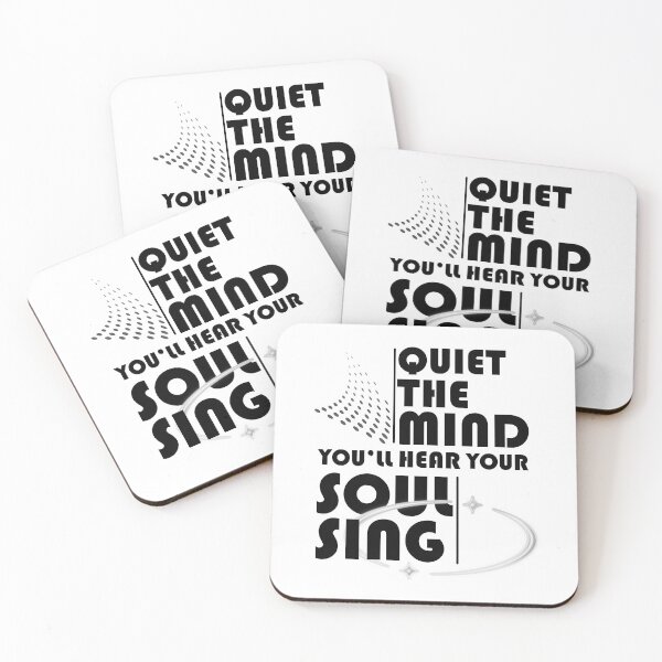 Item preview, Quiet The Mind and You'll Hear Your Soul Sing 2 designed and sold by my-green-gecko.