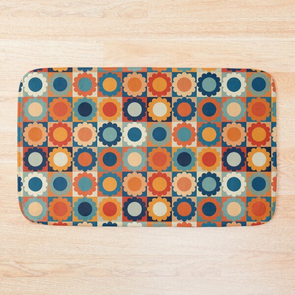Item preview, Copacetic Multi Colored Flower Tiles designed and sold by BayhillStudio.