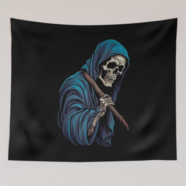 Item preview, The Blue Reaper - Creep Softly and Carry a Big Stick designed and sold by HauntFamily.
